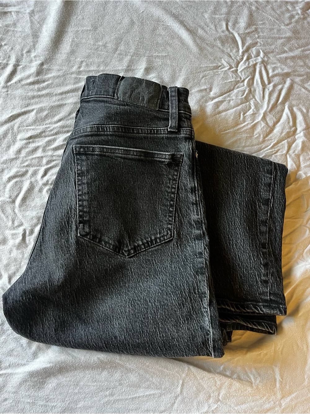 Madewell — The perfect vintage wide leg Jean — black
